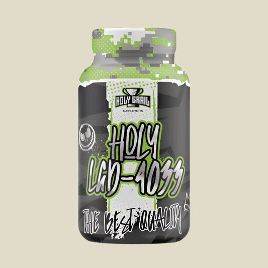 Holy Grail Lgd-4033 bottle with 60 caps designed for muscle building and fast recovery.