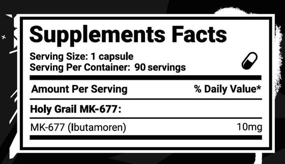 Holy Grail Mk - 677 90 caps /growth hormone booster - GIGACULT