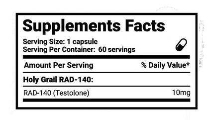 Holy Grail Rad 140 60 caps – SARM - GIGACULT