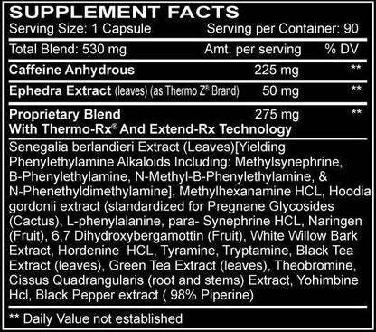 Innovative Laboratories Diablos Eca Fire 90 caps - GIGACULT