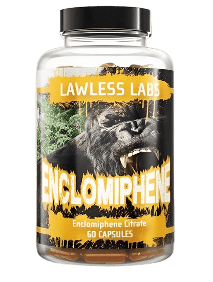 Lawless Enclomiphene 60 caps - Advanced Testosterone Booster for PCT - GIGACULT