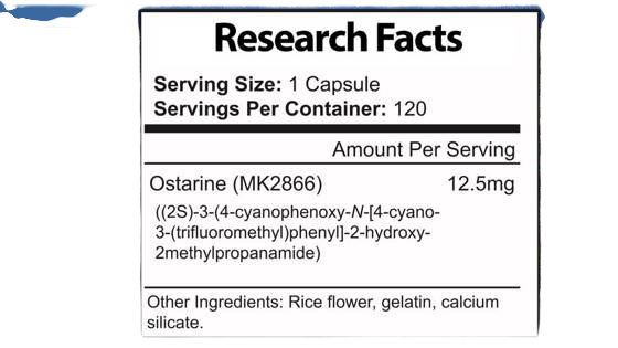 Lawless Labs Ostarine 12,5 mg 120 caps - GIGACULT