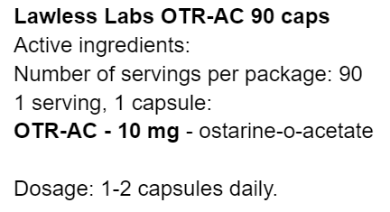 Lawless Labs OTR - AC 90 caps - GIGACULT