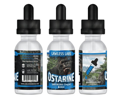 Lawless Ostarine Liquid 25mg 30ml - GIGACULT