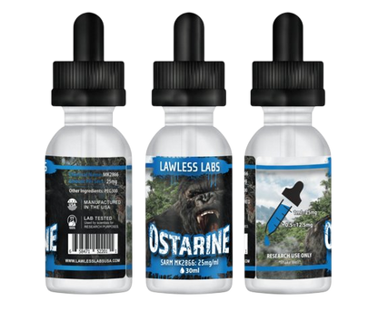 Lawless Ostarine Liquid 25mg 30ml - GIGACULT