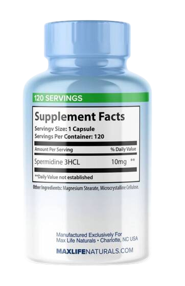MaxLife Spermidine 120 caps 10mg - GIGACULT