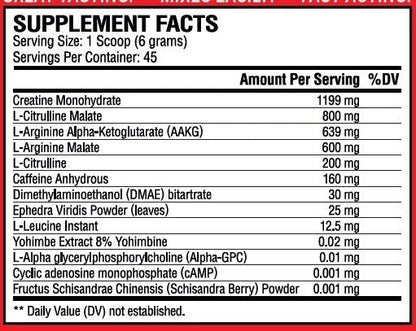 Methyldrene EPH Powder 270g - GIGACULT