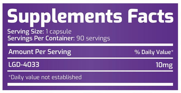 Nucleon Nutrition LGD - 4033 90 caps - ligandrol SARM - GIGACULT