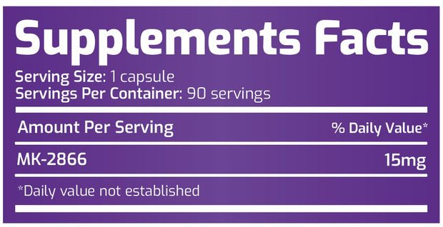 Nucleon Nutrition MK - 2866 90 caps - SARM ostarin 15mg - GIGACULT