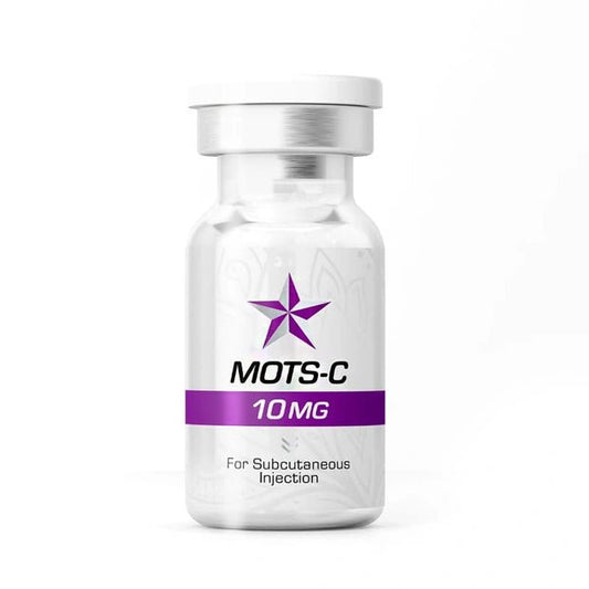 Nucleon Nutrition MOTS-C 10 mg peptide vial for subcutaneous injection to support mitochondrial health.