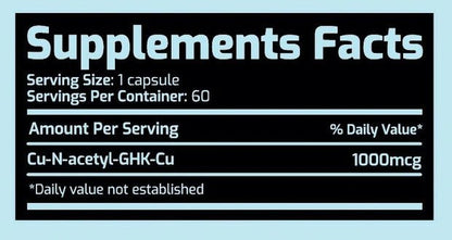 Nucleon Nutrition N - Acetyl GHK - Cu 60 caps - GIGACULT