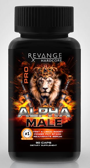 Revange Alpha Male Pro 90 caps Testosterpone booster - GIGACULT