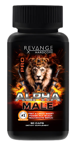 Revange Alpha Male Pro 90 caps Testosterpone booster - GIGACULT