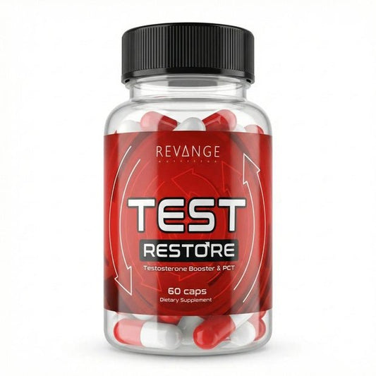 Revange Nutrition Test Restore - The Ultimate Anabolic Stack - GIGACULT