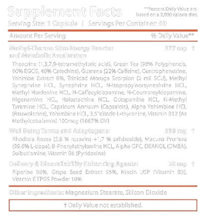 Revange Nutrition Thermal Pro Hardcore 60 - GIGACULT