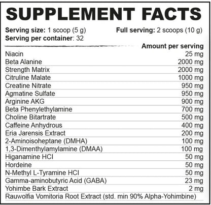 Shadow Labs Magic Powder – Extreme Pre-Workout - GIGACULT