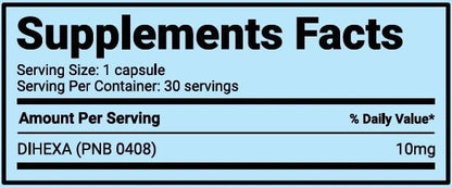 Smart Brothers DIHEXA 30 Caps - PNB0408 - Nootropic Supplement - GIGACULT