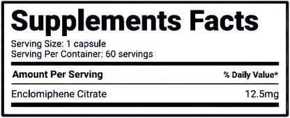 Smart Brothers Enclomiphene 60 caps - GIGACULT