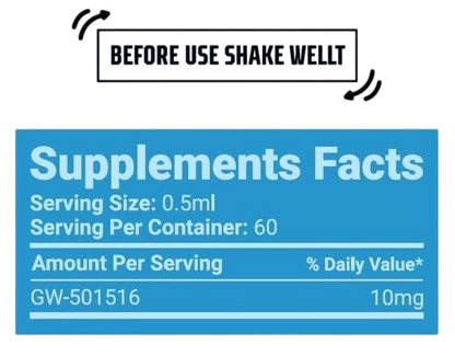 Smart Brothers GW - 501516 Cardarine 20mg 30 ml - GIGACULT