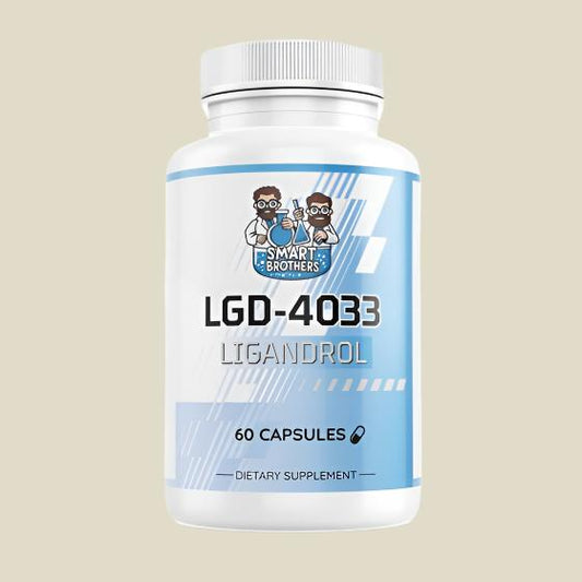 Smart Brothers LGD-4033 60 caps dietary supplement bottle for muscle building and performance enhancement.