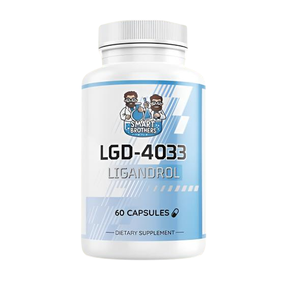 Smart Brothers LGD-4033 60 caps dietary supplement bottle for muscle building and performance enhancement.