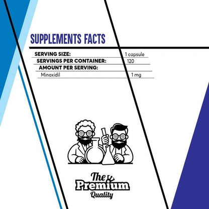 Smart Brothers Minoxidil 1 mg–120 caps | Advanced Hair Growth Support - GIGACULT