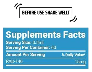 Smart Brothers Rad - 140 Testolone 30mg 30 ml - GIGACULT
