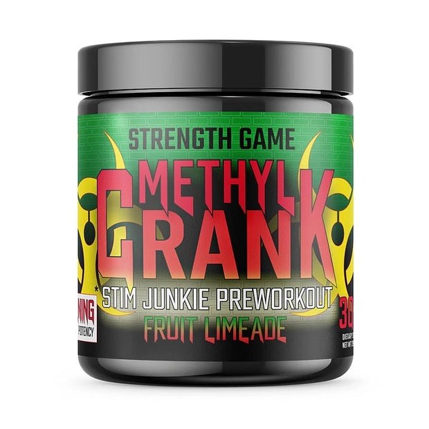 Strength Game Methyl Crank – High - Stim DMAA Pre - Workout - GIGACULT