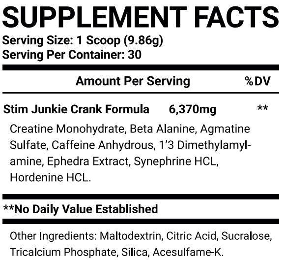 Strength Game Methyl Crank – High - Stim DMAA Pre - Workout - GIGACULT